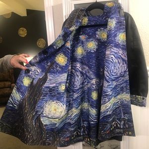 Van Gogh’s “Starry Night” reversible rain coat
